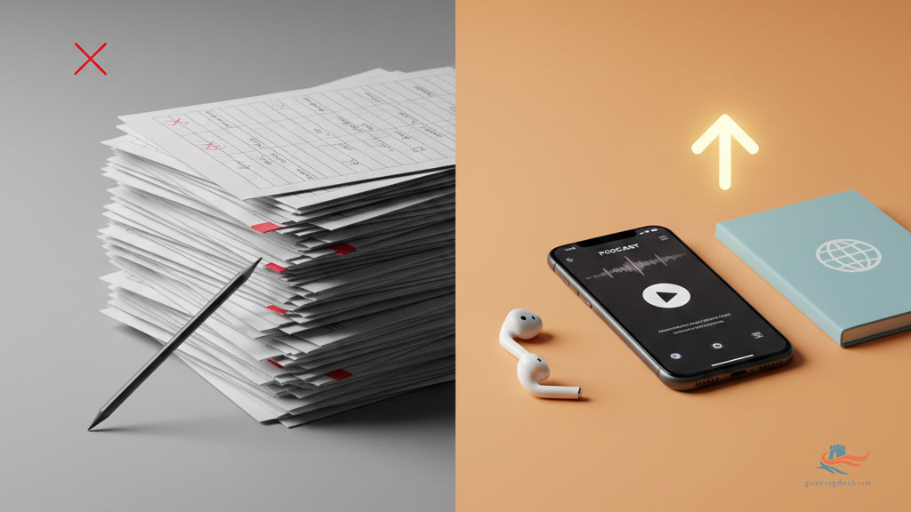 So sánh mục tiêu học tiếng Trung giữa kỳ thi HSK 2.0 và khả năng ứng dụng thực tế của HSK 3.0.